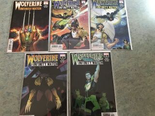 Marvel Comics Wolverine Infinity Watch 1 2 3 4 5 All 1st Prints