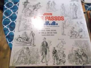 Lp: John Dos Passos U.  S.  A.  (ed Begley/rip Torn/grizzard) Caedmon Tc 3002
