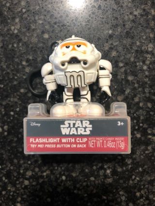 M&m’s Star Wars Storm Trooper Flashlight With Clip