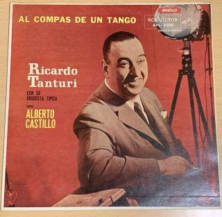 Lp Tango Vinyl " Al Compás De Un Tango - Ricardo Tanturi Con Alberto Castillo "