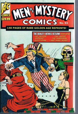 Men Of Mystery 93 140 Pages Of Golden Age Reprints Lou Fine Jack Cole 2014 Tpb