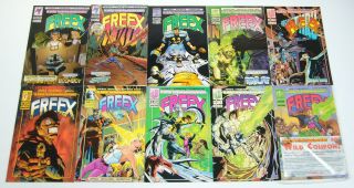 Freex 1 - 18 Vf/nm Complete Series,  Giant - Size - Malibu Comics Ultraverse Set