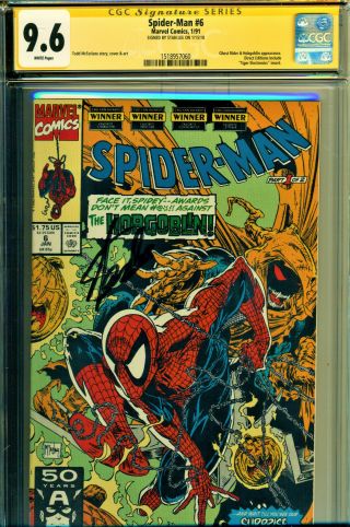 Spider - Man 6 Cgc 9.  6 Wp Ss Signed By Stan Lee - Mcfarlane Artwork - Ghost Rider