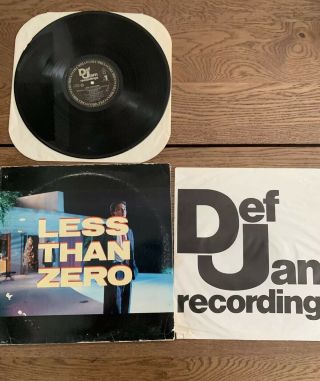 Less Than Zero Soundtrack Rare Out Of Print Vinyl Lp 1987 Danzig Def Jam