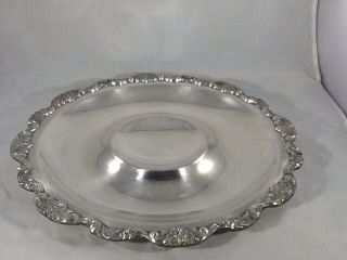 Vintage Large Epca Old English Silverplate By Poole 5027 Lazy Susan Gorgeous