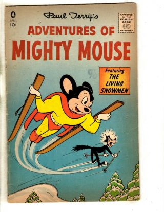 Adventures Of Mighty Mouse 56 Fn Pines Silver Age Comic Book Paul Terry Jl3