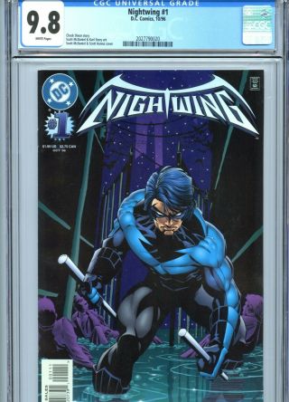 Nightwing 1 Cgc 9.  8 White Pages Batman & Robin Dc Comics 1996