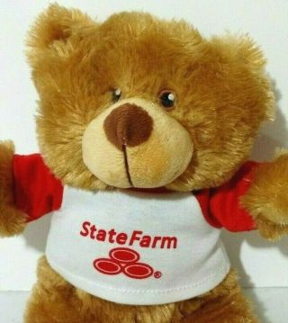 State Farm Plush Teddy Good Neigh Bear Brown Tan Advertising Stuffed Animal