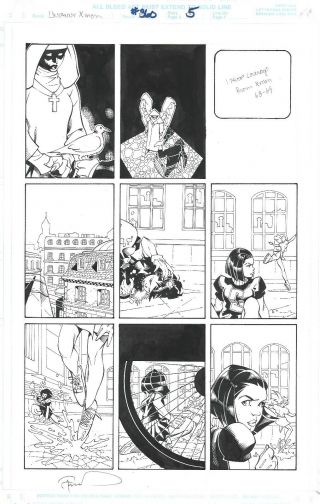 Chris Bachalo Art - Uncanny X - Men 360 Page 5 (marvel 1998)