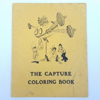 Phil Foglio 1976 The Capture Coloring Book Rare - First Print