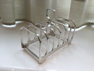 Lovely Vintage Elkington And Co Silver Plated Toast Rack