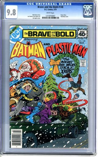 Brave And The Bold 148 Cgc 9.  8 Nmmt White Pages 3/79 Plastic Man Xmas Cvr