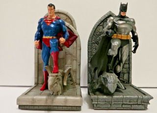 Updated With Photos Dc Collectibles Superman And Batman Bookends