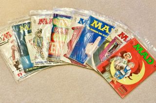 Mad 1974 Complete Set Of 8 Books.  Consecutive Numbers: 164 - 171