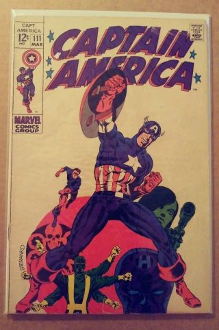 Captain America 111 (mar 1969) Steranko Marvel
