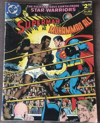 Dc Comic - Superman Vs Muhammad Ali - $2.  50 Pirce - All Collectors Edition - 1978