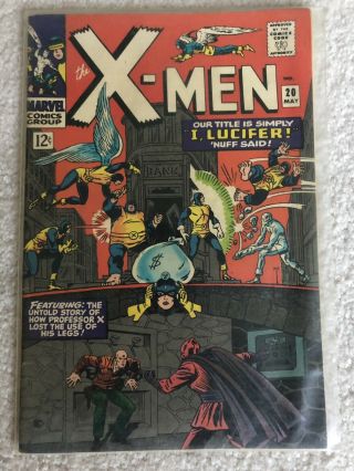 Uncanny X - Men (1st Series) 20 1966 Vg - 3.  5