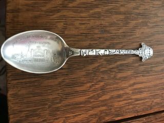 1909 Alaska Yukon Pacific Exposition Sterling Souvenir Spoon Chief Seattle