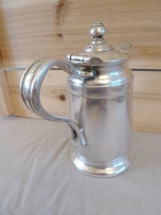 Reed and Barton Silver Soldered York N.  Y.  Hospital Pitcher 5 - 1/2 
