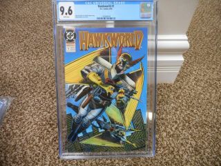 Hawkworld 1 Cgc 9.  6 Hawkman Dc 1990 Mn Jla Movie White Pages Hawkgirl