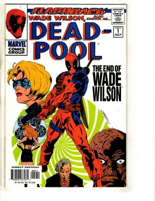 Flashback Deadpool - 1 Nm - Marvel Comic Book X - Men Wolverine Weapon X Cable Jd1