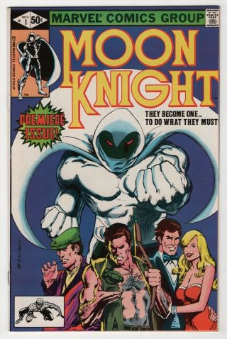 Moon Knight 1 Vf/nm 9.  0 1st Appearance Bertrand Crawley 1980 Marvel