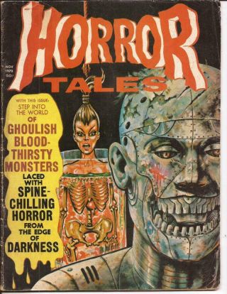 Horror Tales V2 6 Eerie Publications Ghoulish Blood Thirsty Monsters Creatures