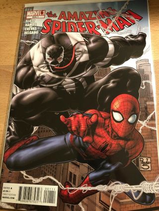The Spider - Man 654.  1 (2011,  Marvel) Vf/nm Flash Thompson As Venom