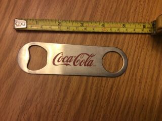 Large Stainless Steel Coca Cola Bottle Opener
