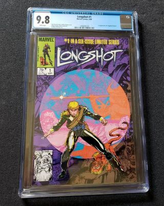 Longshot 1 Cgc 9.  8 Nm/mt Marvel Comics 9/85 1st Appearance Of Longshot Spiral