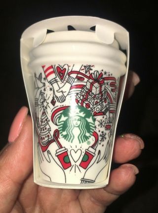 Starbucks Cup Ceramic Holiday Ornament - Collector Item/decor/gift