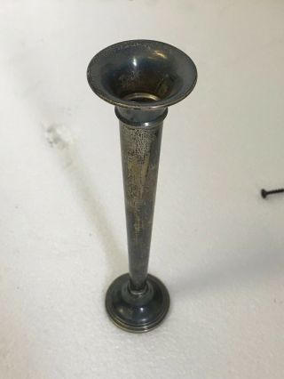 Vintage Sterling Silver Bud Vase - Weighted Base 2