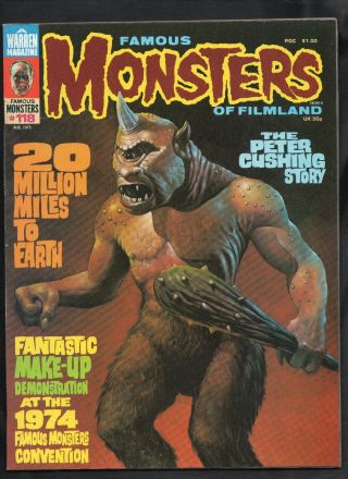 Famous Monsters 118 Fine (peter Cushing) 1975 Warren