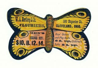 Butterfly Diecut 1880 