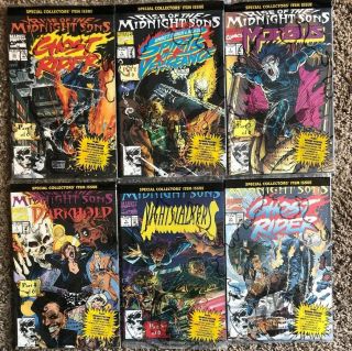 Rise Of The Midnight Sons Pts 1 - 6 Polybagged Ghost Rider Johnny Blaze Moribus