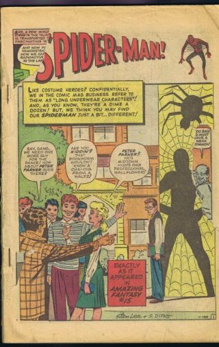 Marvel Tales 1 Vintage 1964 Marvel Comics Reprint Fantasy 15