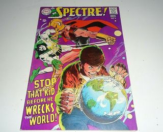 Spectre 4 Comic (8.  0 Vf) 1968 Neal Adams Art