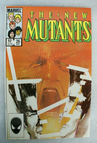Mutants 26 1st App Of Legion Fx Tv Show Vf/nm 9.  0 Marvel 1984