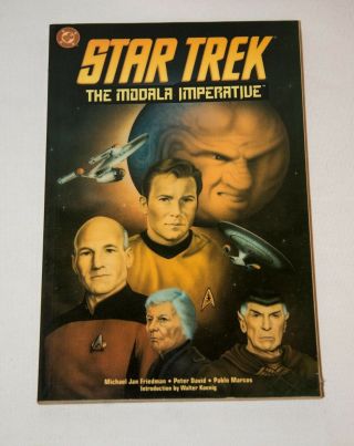 1992 Dc Comics Star Trek The Modala Imperative Graphic Novel Book