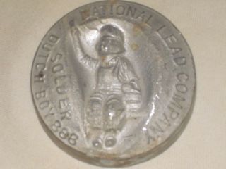 Vintage Dutch Boy/national Lead Company Advertising Paper Weight