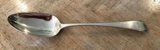 London Sterling Silver 1806 Serving Spoon Maker Gw - Could Be George Wintle