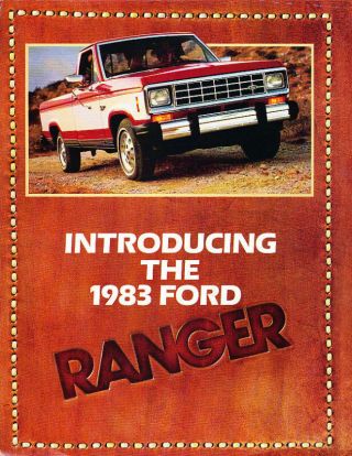 1983 Ford Ranger Intro Truck Sales Brochure