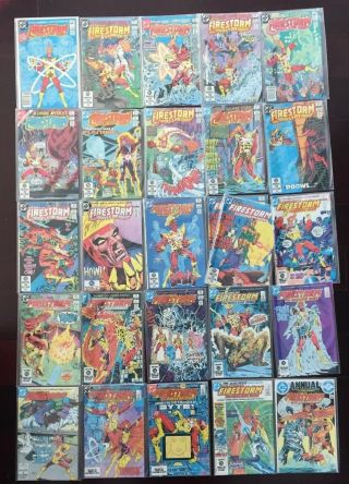 Dc Comics The Fury Of Firestorm The Nuclear Man 1 - 25 W/ Annual 2 3 4 5 6 7 8 9