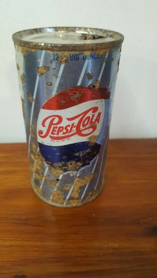 Pepsi Cola Pull Tab 12 Oz.  Can Vintage (from 1960 