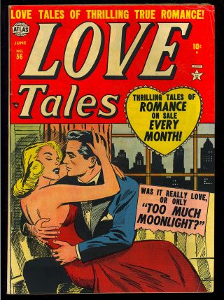 Love Tales 56 Pre - Code Golden Age Marvel Atlas Comic 1952 Vg - Fn