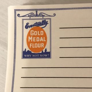 Washburns Gold Medal Flour Recipe Tin And Over 50 Blank Recipe Cards 5