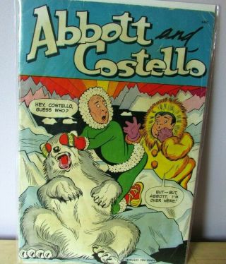 1950 Abbott And Costello Comic Book 9 February 1950