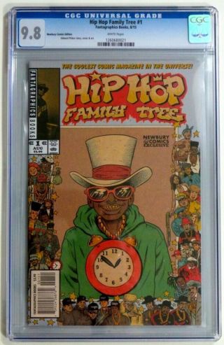 Hip Hop Family Tree 1 Cgc 9.  8 Flavor Flav Newbury Comics Exclusive Variant Cover