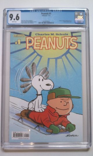 Peanuts 1 Cgc 9.  6 Comic 2012 V1 Charles Schulz Charlie Brown Snoopy