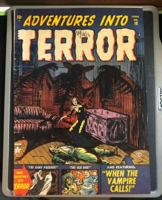 Adventures Into Terror June 1952 Atlas Marvel Comics Pre Code Golden Age Horror